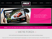 Tablet Screenshot of forza.ie